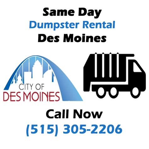business dumpster rental des moines ia